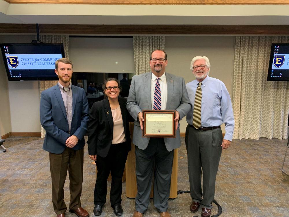 Graduate of the community collage leadership program