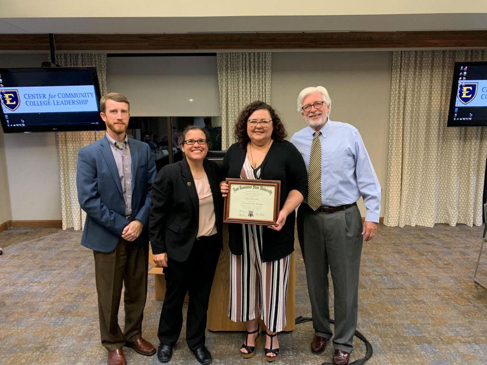 Graduate of the community collage leadership program