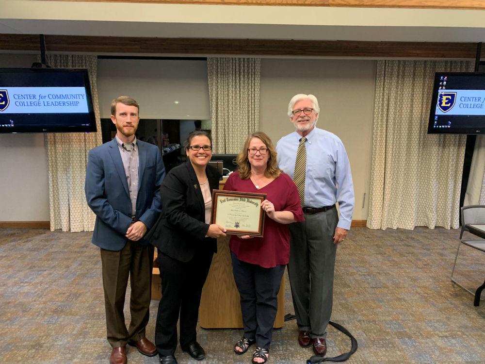 Graduate of the community collage leadership program