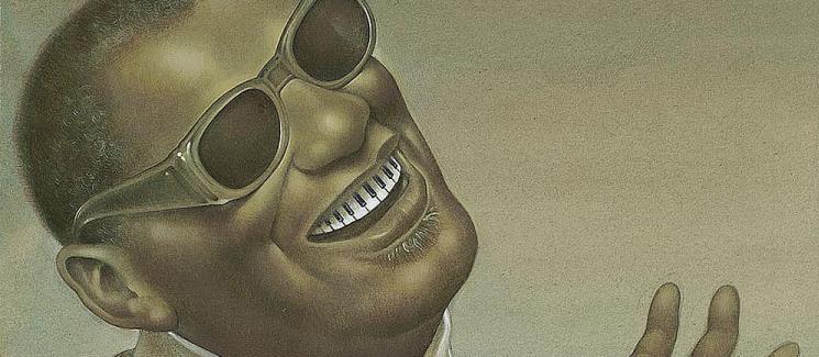Caricature of Ray Charles