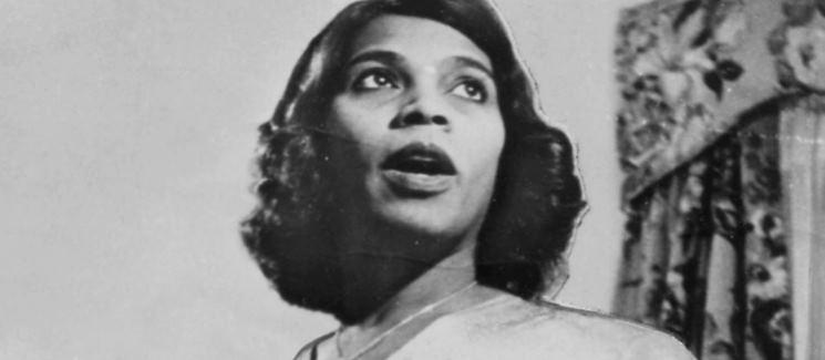Marian Anderson singing