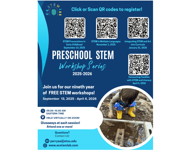 9th year! Virtual, free 1-hour workshops. Registration open.