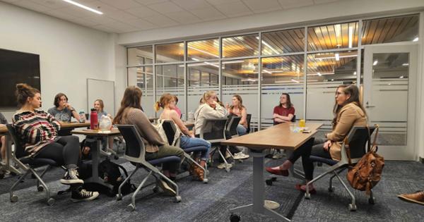 Students eating lunch while in classroom