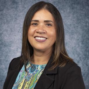 Dr. Tatiana Viena, Assistant Professor of Biomedical Sciences Department pictured wearing a black shirt. of Tatiana D. Viena