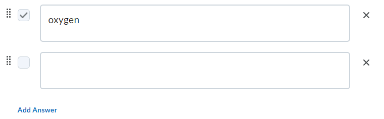 How to add additional answer choices by clicking add answer