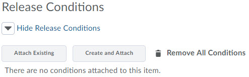 Image of the release conditions for a grade item.