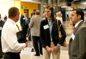 TVC event attendees chat